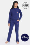 Zivame Girls Disney Knit Cotton Pyjama Set - Bellwether Blue — thumbnail 1
